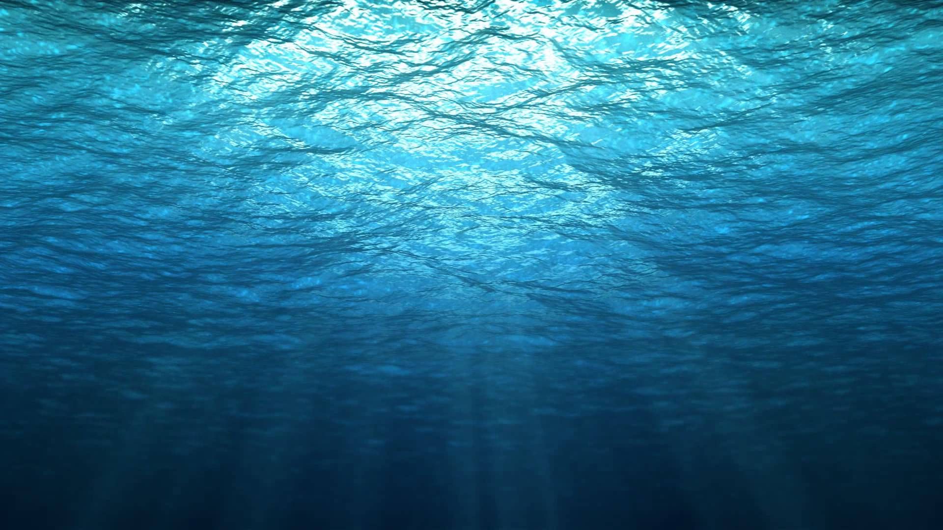 Under water